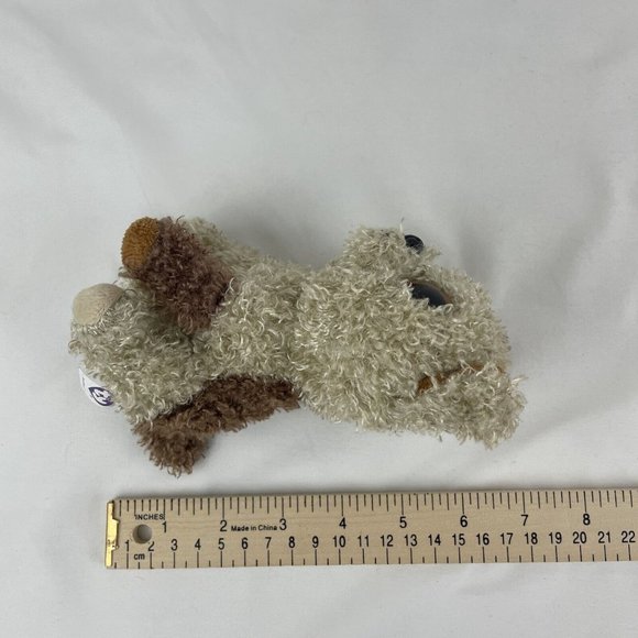 Ty Beanie Boos Puppy Dog Rootbeer 7” Plush Big Solid Orange Eyes No Tags - Picture 7 of 7